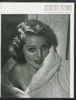 Loretta Young - su retrato por Jean E. Hurrell