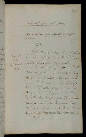 Festlegung des Vorlesungszeitraums.