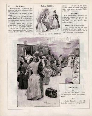 "Bei'm Abschied" "Vorsichtig"