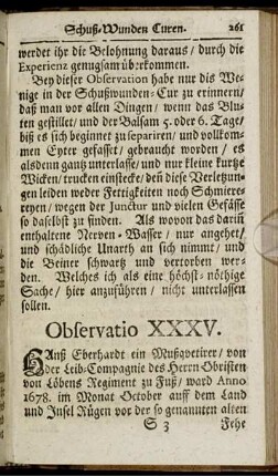 Observatio XXXV.