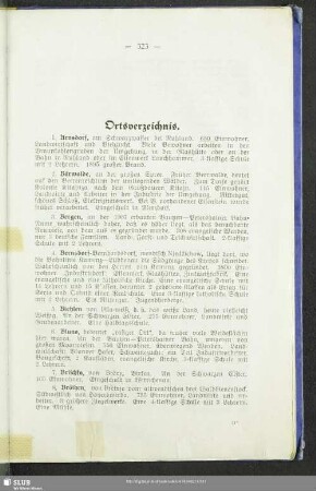 Ortsverzeichnis