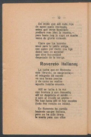 Rovereto italiano¡
