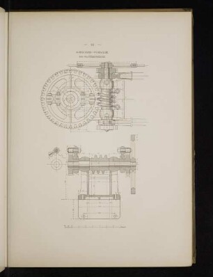 Schnecken-Windwerk des Pilotenapparates.