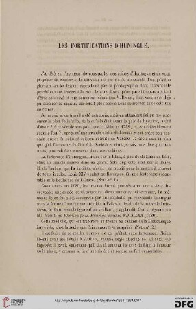 2.Ser. 2.1863/64: Les fortifications d'Huningue
