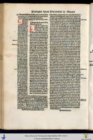Prologus Sancti Hieronymi.
