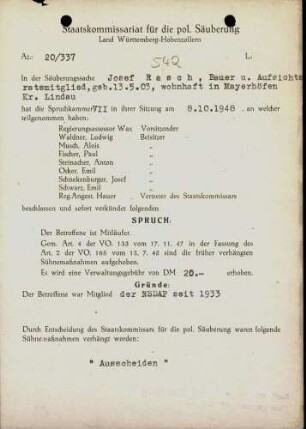 Rasch, Josef