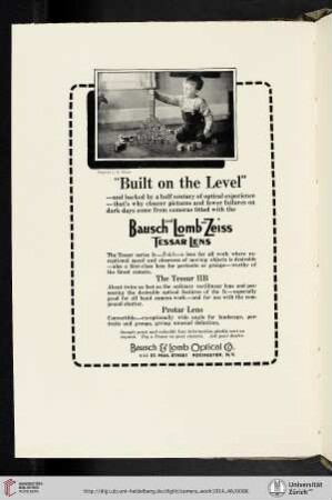 Bausch & Lomb Optical Co. [Zeiss Tessar Lens]