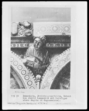 Dreikönigenschrein — Davidseite — Tugendallegorien — Tugendallegorie