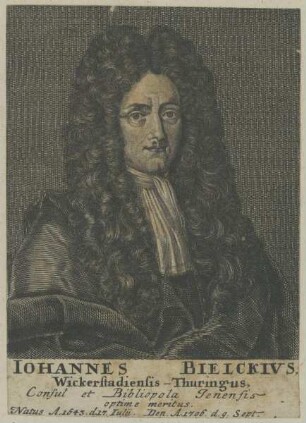 Bildnis des Iohannes Bielckivs