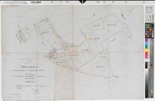 Hennen (Iserlohn), Rentengutsache Drüpplingsen, Übersichtskarte Hennen Flur 21