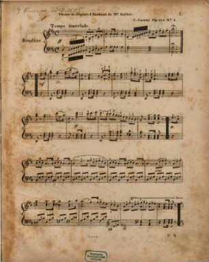 Huit rondinos agréables et brillans sur des motifs les plus favoris : pour le pianoforte ; Op. 419, 2. Thème de I puritani de Bellini