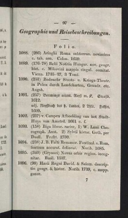 97-104, Geographie und Reisebeschreibungen