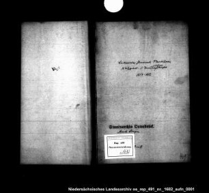 Plantlünne kath. Kirchspiel Aufgebots- und Trauungsnebenbücher