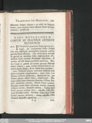 Usus Musculorum Carpum Ad Brachium Anterius Moventium.
