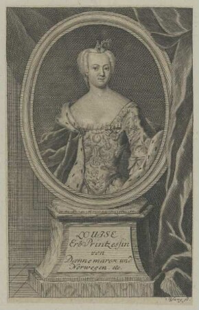 Bildnis der Louise, Erb-Prinzessin von Dänemark und Norwegen