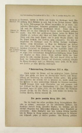 Der zweite punische Krieg 218-201