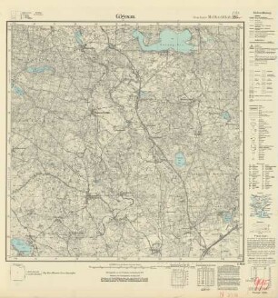 2387 (alte Nr.: 995) Gilgenau, Meßtischblatt (4cm - Karte)