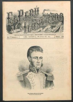[Retrato de] Juan Antonio Álvarez de Arenales : General de la Independencia.