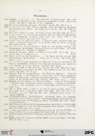 Phoenicia (Nr. 2533-2603)