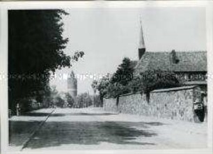 Die Wilhelm-Pieck-Straße in Bernau