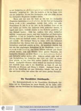 3. Die Darmstädter Stadtkapelle