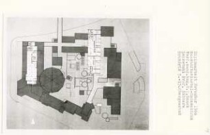 Modezentrum am Breitscheidplatz, Berlin-Charlottenburg (Diplomarbeit bei Kurt Dübbers): Grundriss 5. Obergeschoss und 13. Obergeschoss