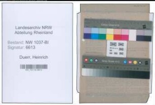 Entnazifizierung Heinrich Duerr , geb. 13.11.1895 (Ingenieur)