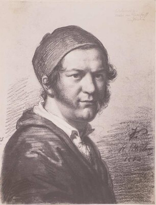 Bildnis des russischen Malers Alex. Ossipowitsch Orlowsky