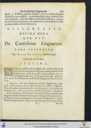 Dissertationes XIX.–XXI.