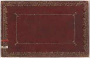 LES SISTEMES PARTICULIERS DE FORTIFICATION DES PLUS CELEBRES INGENIEURS. Dessine par Charles. 1751. : Buchdeckel, 1751. Gold/Maroquin/Textil. 30,9 x 48,5 cm.