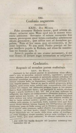 286-315 Das Augsburgische Glaubensbekenntnis : Fortsetzung