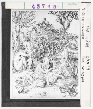 Albrecht Dürer: Pupila Augusta. Feder. Windsor