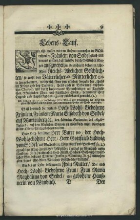 Lebenslauf : Lebens-Lauf