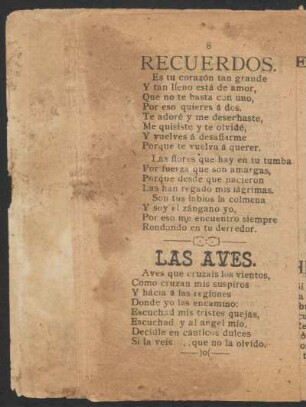 Recuerdos.