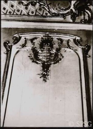 Berlin, Schloss Charlottenburg, Neuer Flügel, Schreibkammer, R. 355, Detail.