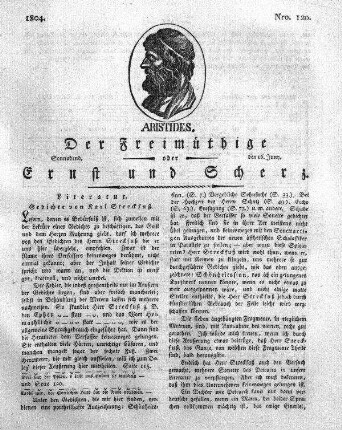 Nro. 120., Sonnabend den 16. Juny