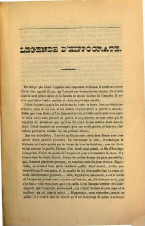 Légende d'Hippocrate