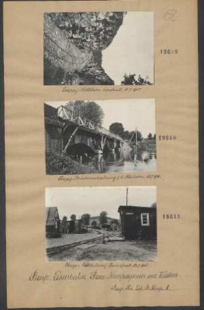 Etraye: Feldbahnhof Pionierpark 13.07.1915