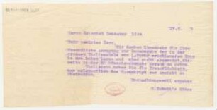 Brief an Heinrich Dessauer : 17.06.1916