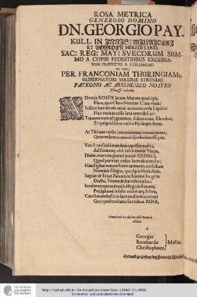 Widmungsgedicht