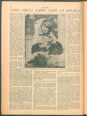Cómo Greta Garbo ganó la batalla