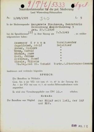 Poschmann, Margarete