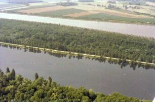 Neuenburg: Rhein und Rheinseitenkanal, Ausschnitte zwischen Breisach und Neuenburg