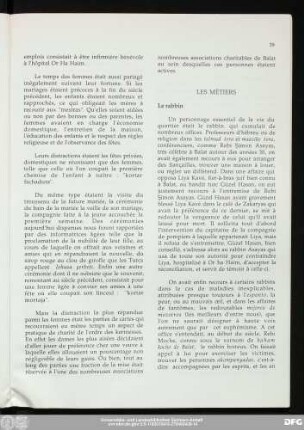 Les Métiers