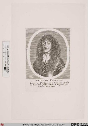 Bildnis Georg Friedrich, Graf (1682 Fürst) zu Waldeck