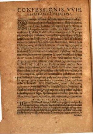 Assertio catholica fidei circa articulos confessionis