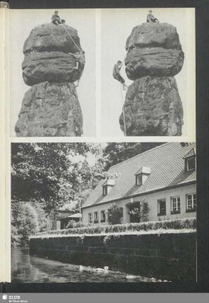 Nachsteigen - Abseilen an der Bergseite - Die Station Junger Touristen im Kirnitzschtal