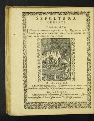 Sepultura Christi.