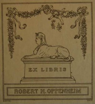 Oppenheim, Robert H. / Exlibris