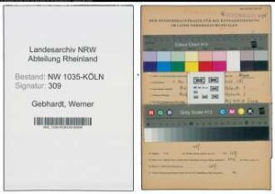 Entnazifizierung Werner Gebhardt , geb. 05.05.1905 (Werksleiter)